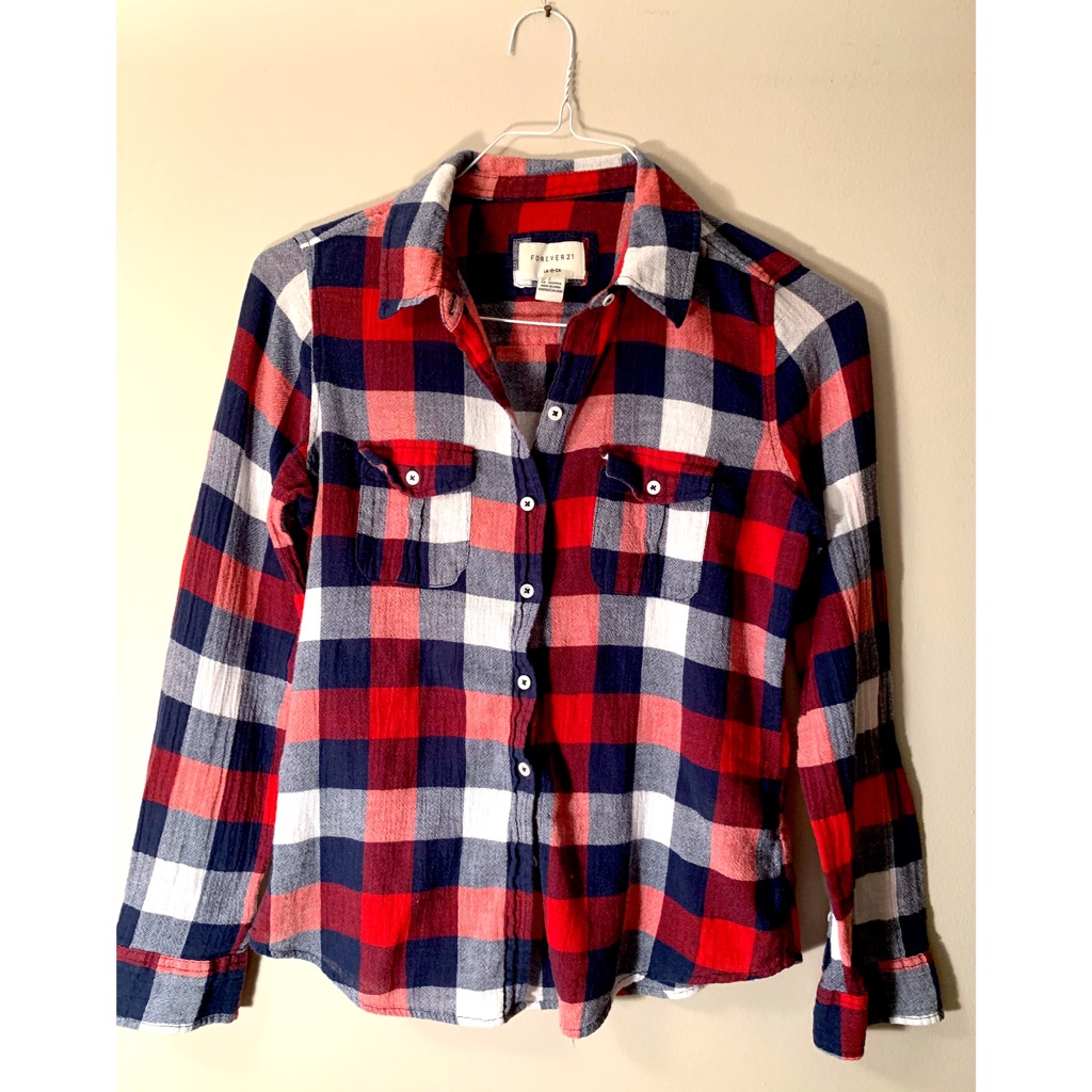 *New* Plaid Button Down